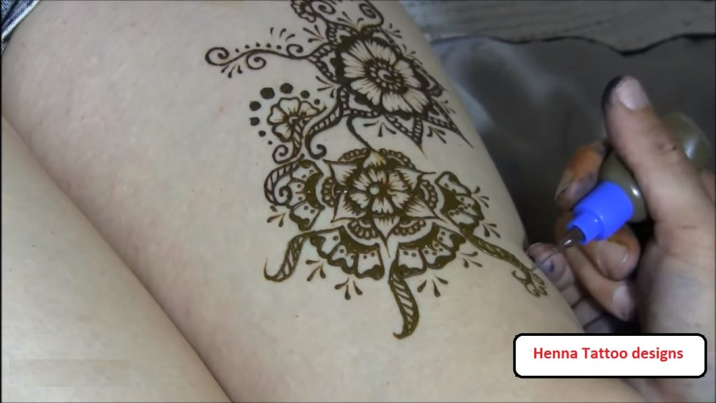new legs henna tattoo designs