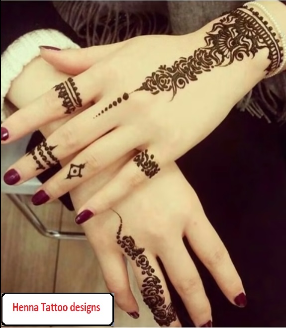 flower henna tattoo